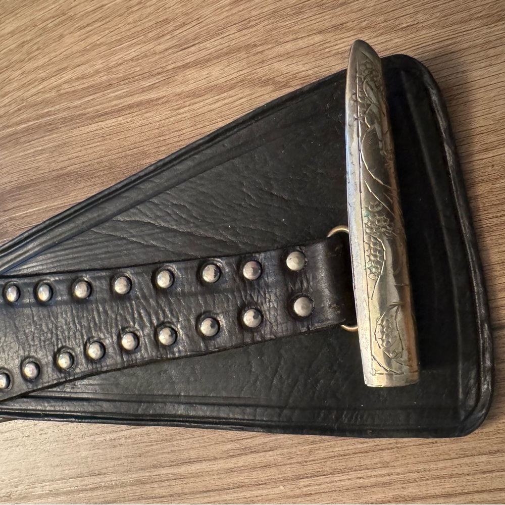 Black LeatherMen's belt